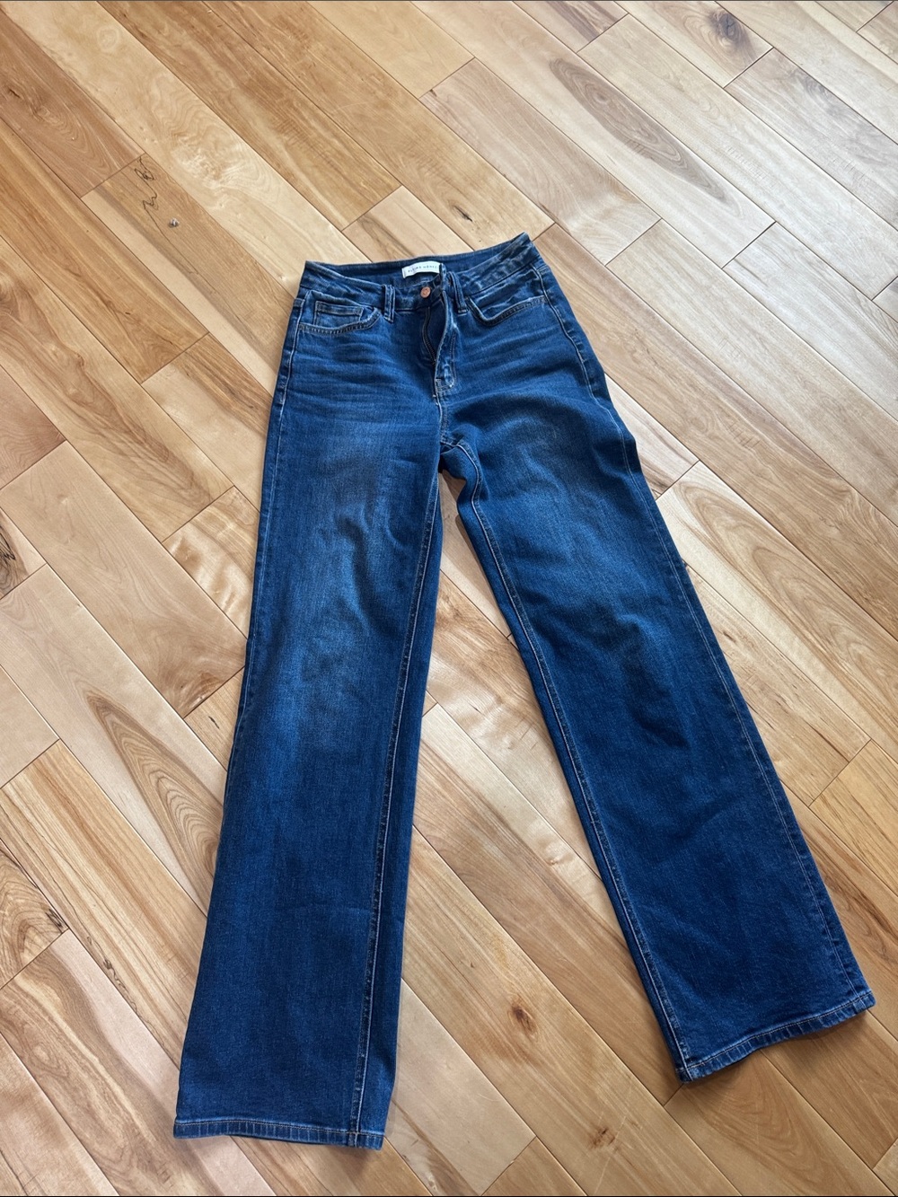 Flying Monkey Dark Blue wide-Leg Women’s Jeans
